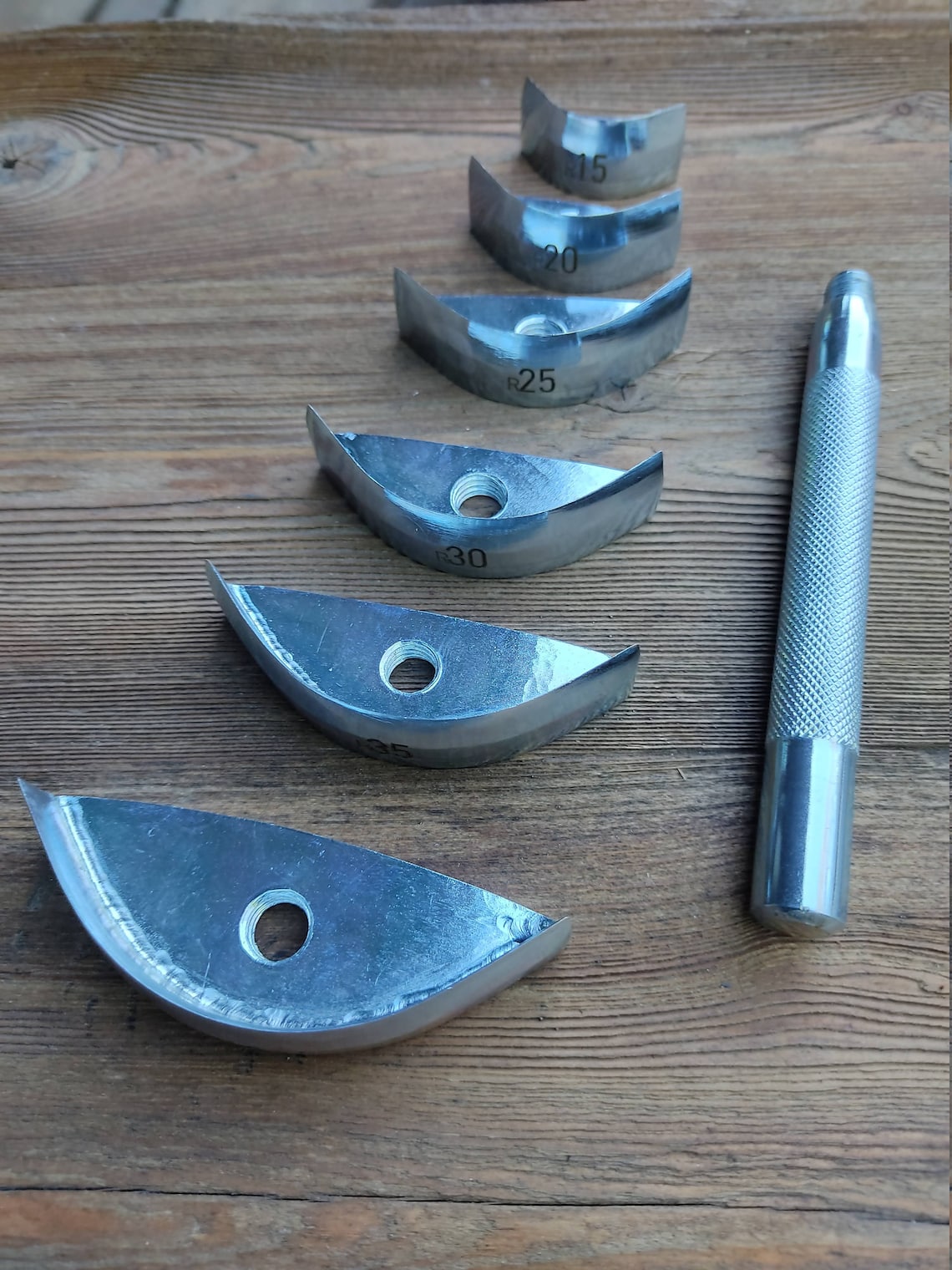 Вig Corner Punch Leather HalfRound Punching Tool Circle Strap Etsy