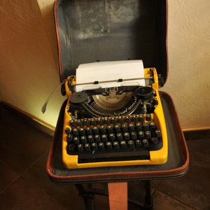 Vintage typewriter  Work Portable Machine  Original Typewriter  Office Decor  Mechanical Typewriter  Typewriter Gift Idea  Collector Gift