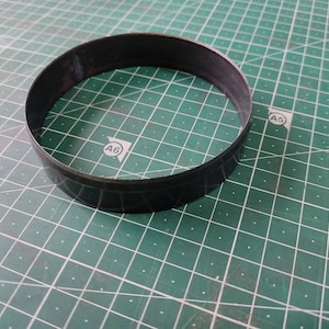 Fustella tonda per pelle fustella di grandi dimensioni fustella di grandi diametri Cerchio pelle Righello in acciaio Fustella in metallo Fustella circolare per pelle Clicker