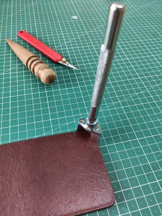 Corner Punch Leather Halfround Punching Tool Circle Strap Etsy UK