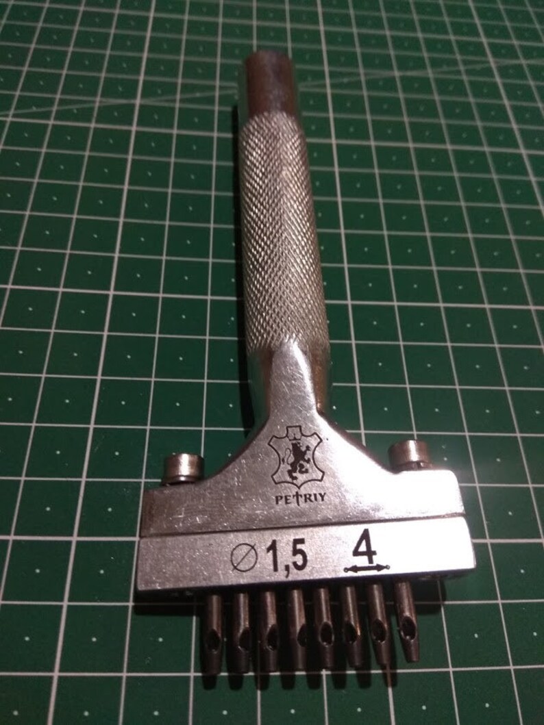 Manually Leather Hole Punch Tools Round 15 Mm Hole Stitching Etsy