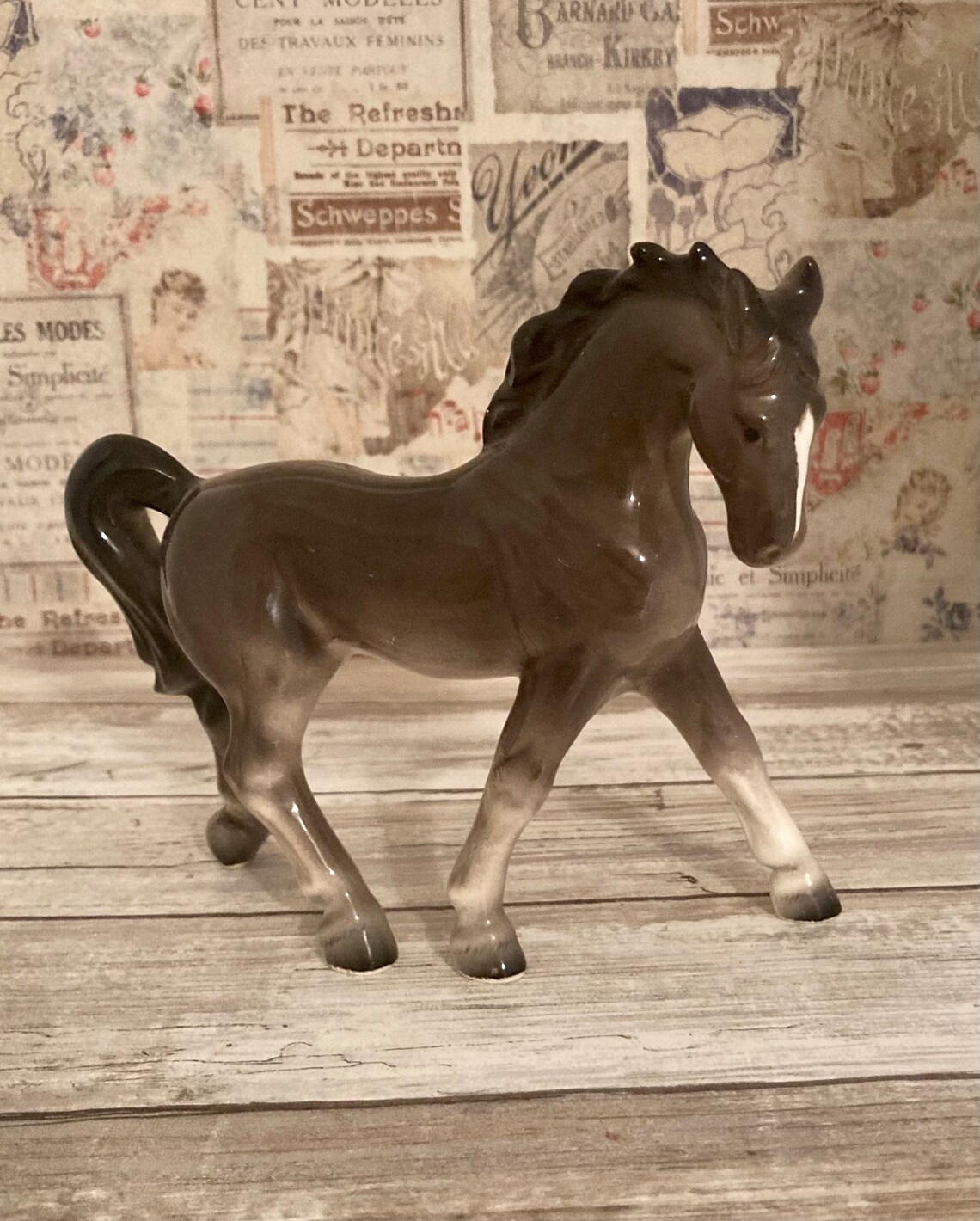 Beswick Horse Figurine Antique Etsy