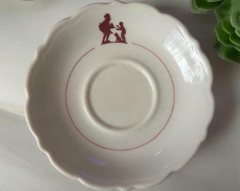 Howard Johnson Vintage Saucer Plate, Collectible, Syracuse China