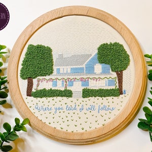 Gilmore Girl House Embroidery Pattern (PDF Download Only)