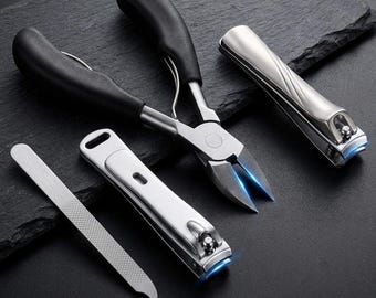 Toenail Nipper Heavy-Duty Stainless Steel Ergonomic, Pain-Free Ingrown Nail Clippers