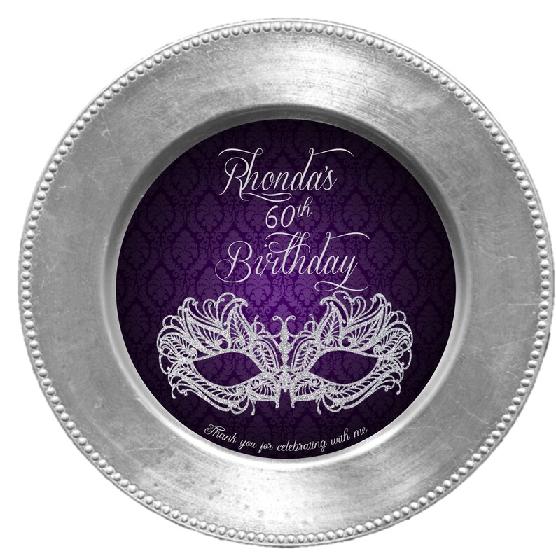 Custom Charger Plate Insert Etsy