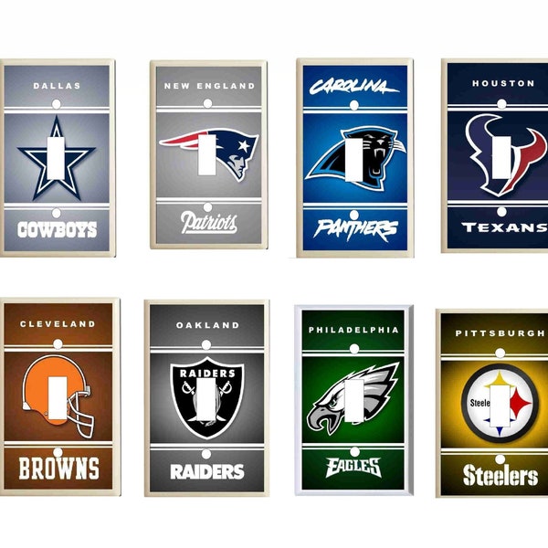 NFL Light Switch Covers Mancave NFL Office Men's Gift