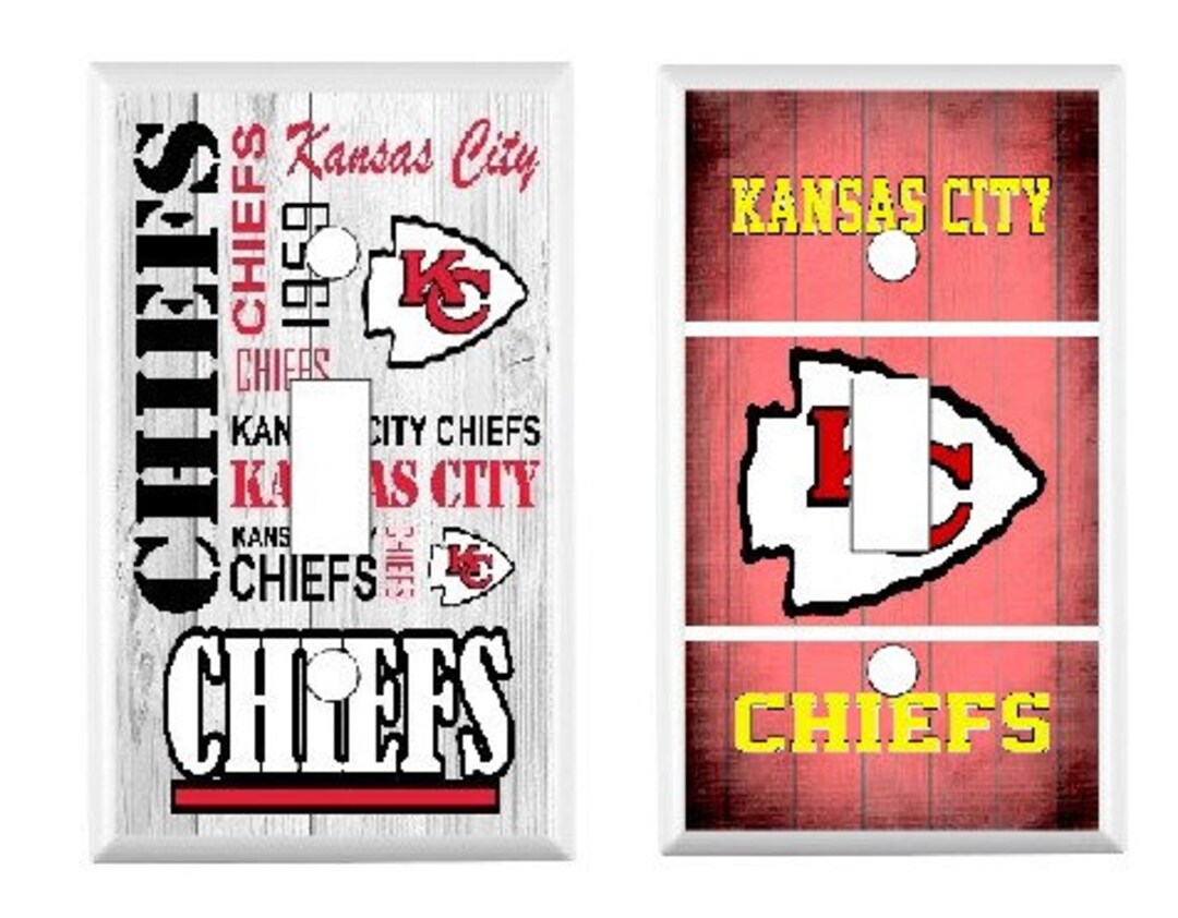 Kansas City Chiefs Light Switch Cover Football NFL NFC Father Men's Gift Etsy