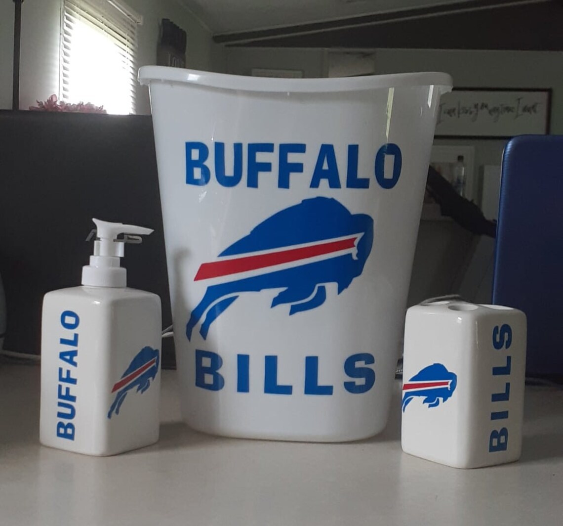 Buffalo Bills NFL Football Bathroom 3pc Bath Set Etsy