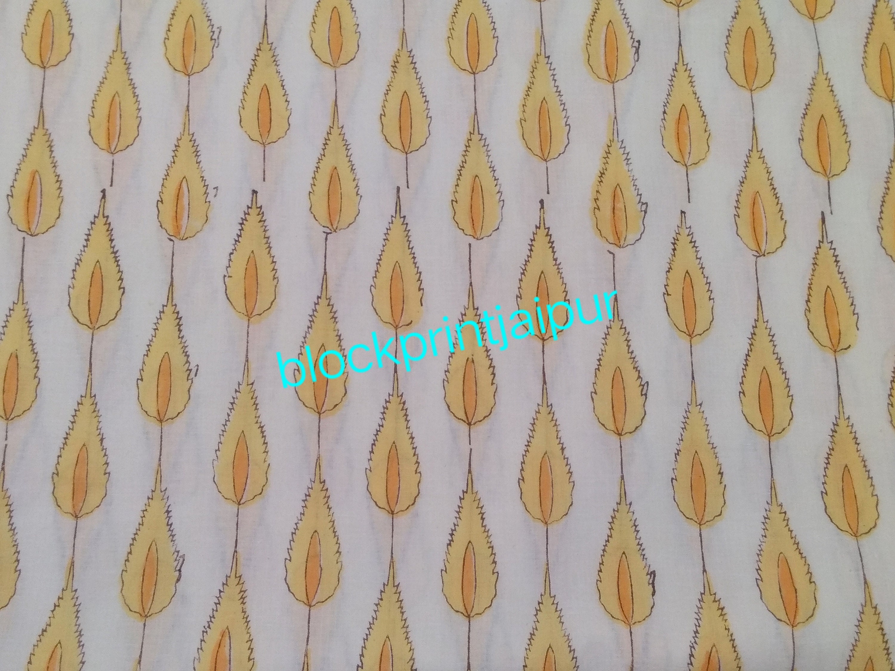 Hand Block Print Cotton Loose Fabric,cotton block print fabric,voile cotton fabric, jaipuri printed fabric, indian cotton block print fabric