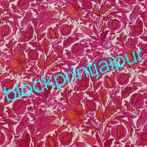 Cotton Printed Cotton Loose Fabric,cotton printed fabric,voile cotton fabric, jaipuri printed fabric, indian cotton printed fabric