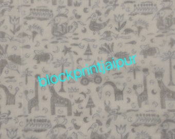 Hand block print cotton reversible quilt dohar,Summer Blanket,Cotton Quilt,Baby kid cotton quilt,Blanket and Throws,Cotton baby bed quilt