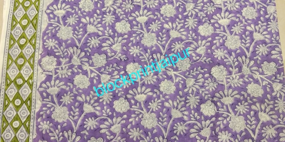 Hand Block Print Cotton Loose Fabric,cotton Voile Fabric,jaipuri Cotton  Block Print Fabric,indian Cotton Fabric,cotton Fabric for Dresses - Etsy