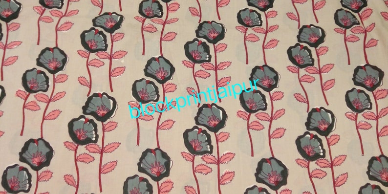 jaipuri printed fabric indian cotton block print fabric Hand Block Print Cotton Loose Fabric,cotton block print fabric,voile cotton fabric