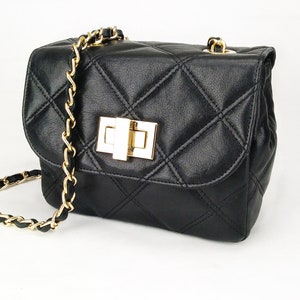 Schwarze Ledertasche, Damenledertasche, Leder Crossbody tasche, Schultertasche, Schwarze Geldbörse, Crossbody tasche, Handtasche Geldbörse, Jelyne Schwarz