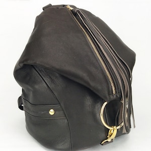 Sac à main marron, petit sac à main, cadeau de luxe, sac à main fait main, sac à main en cuir, sac à dos pour femme, Zoey Brown