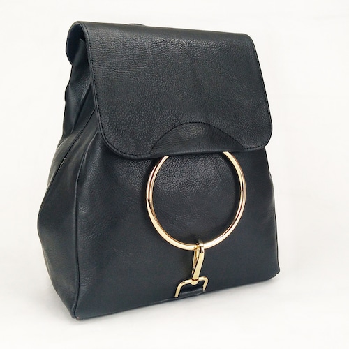 Leather Backpack Black Backpack Women 