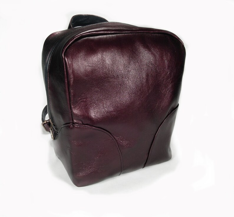 Leather backpack Mini backpack Mini purse Women backpack Backpack purse Leather purse Women purse Red backpack Small backpack Rucksack women