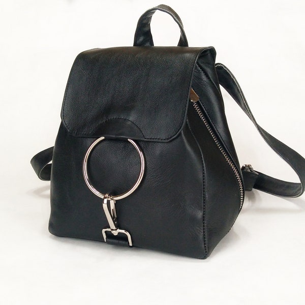Black purse, Leather bag, Leather purse, Purse bag, Women purse, Mandelyn2 Black