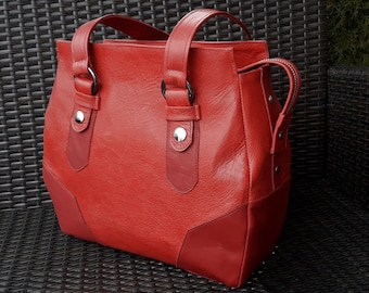 Women purse Leather purse Red leather bag Women leather bag Shoulder bag Shoulder bag purse Red shoulder bag Leather handbag Leather bag