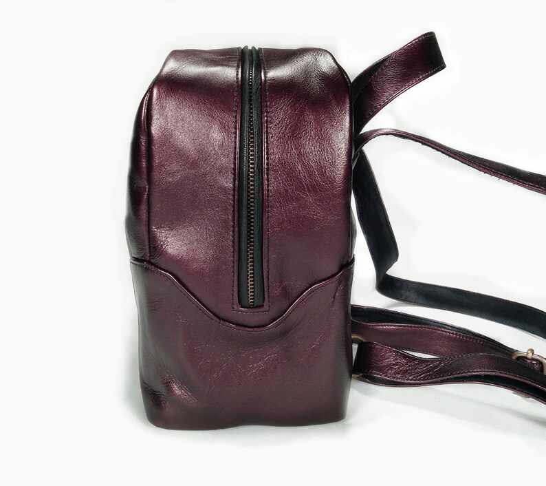 Leather backpack Mini backpack Mini purse Women backpack Backpack purse Leather purse Women purse Red backpack Small backpack Rucksack women