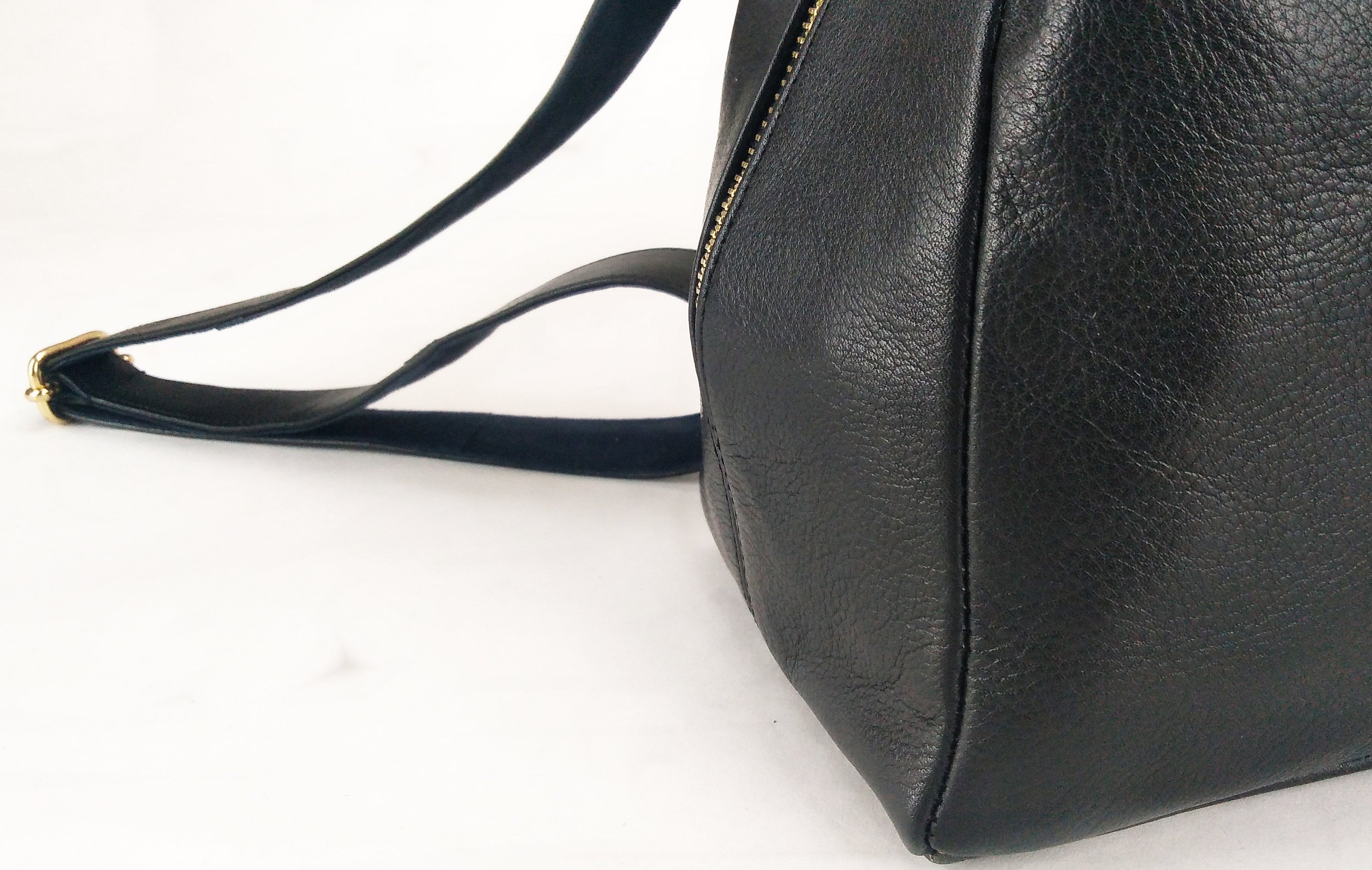 Black Backpack Leather Backpack Women Backpack Black Purse Etsy