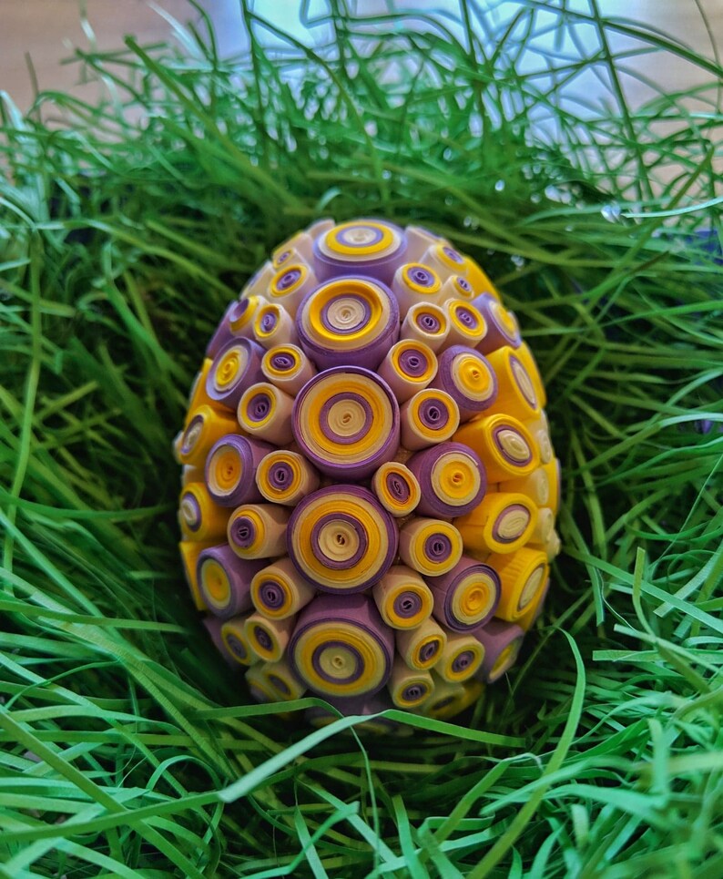 Quilling Easter Egg Etsy
