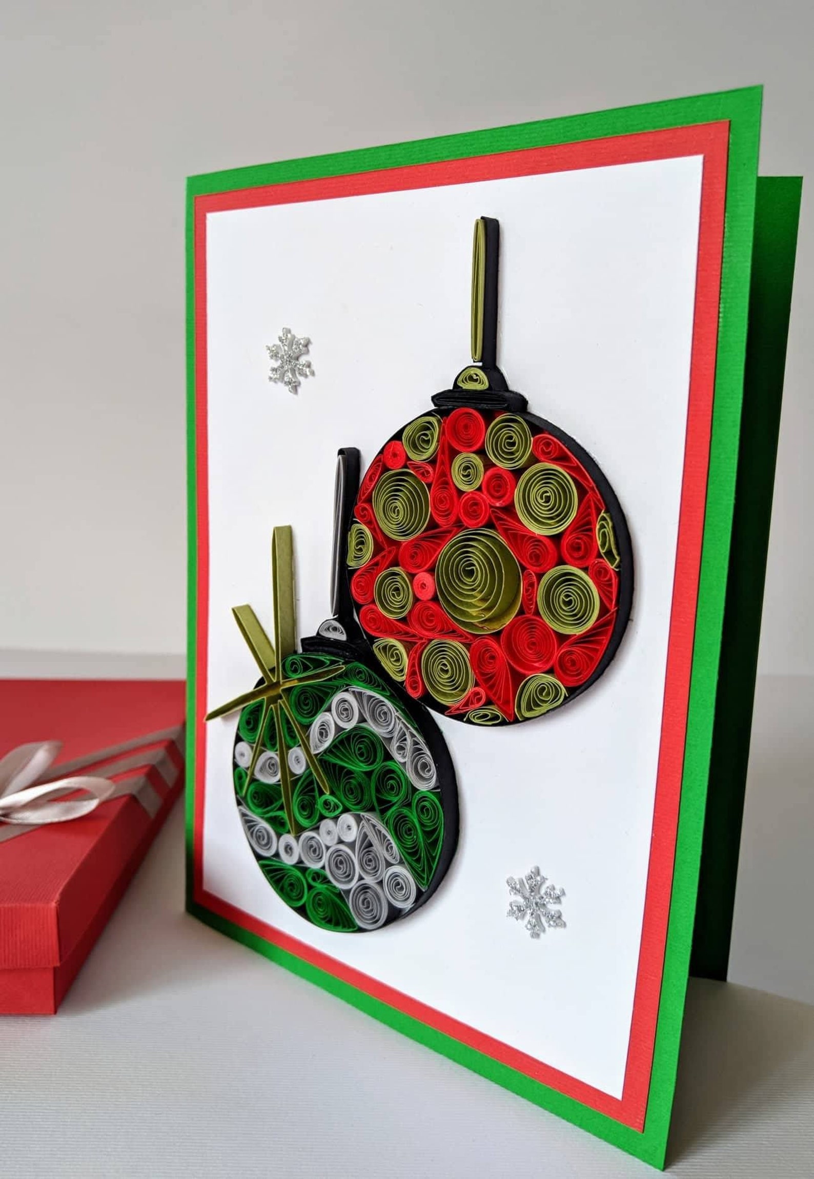 Quilling Christmas and New Year Card Etsy