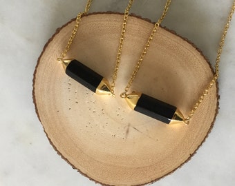 Onyx Crystal Necklace