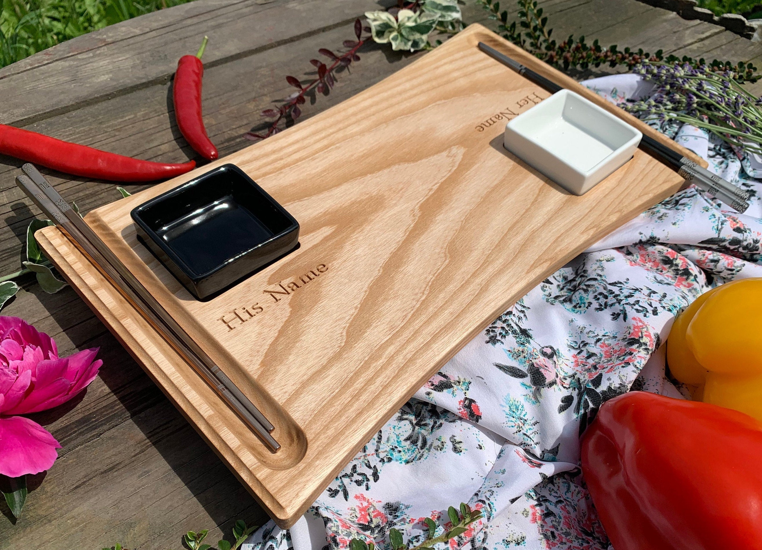 Personalized Wooden Serving Board for Foods Food Serving Etsy