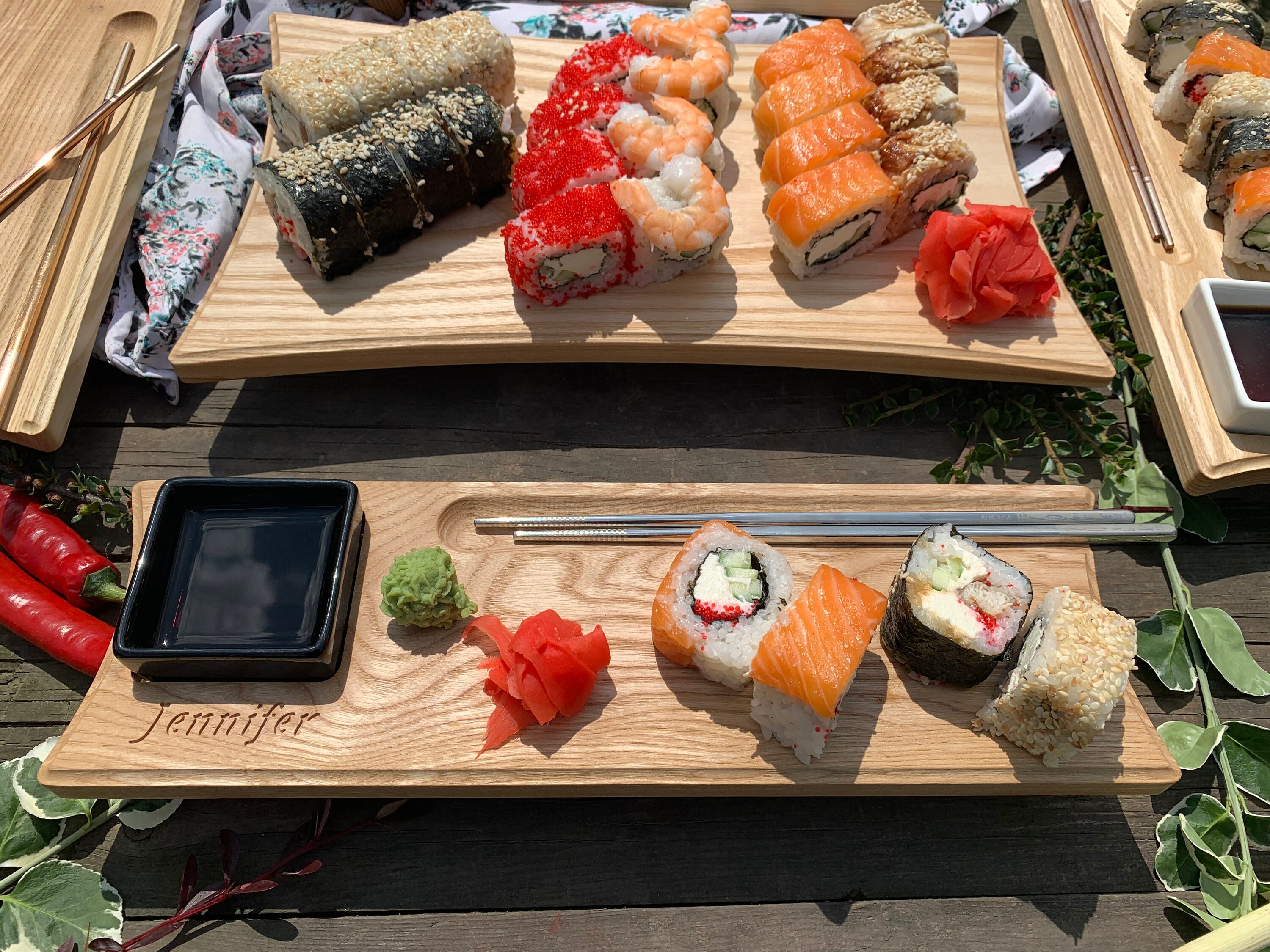 Sushi set Serving Plate Sushi Tray Sushi Board Sushi Etsy