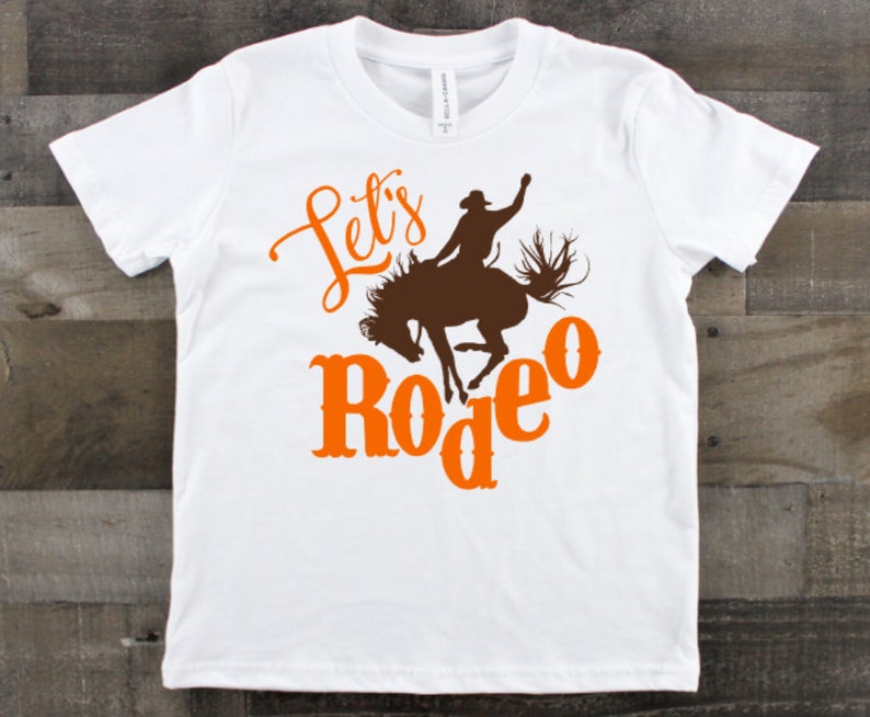 Let's Rodeo Tshirt Tee Youth Toddler Children's Etsy