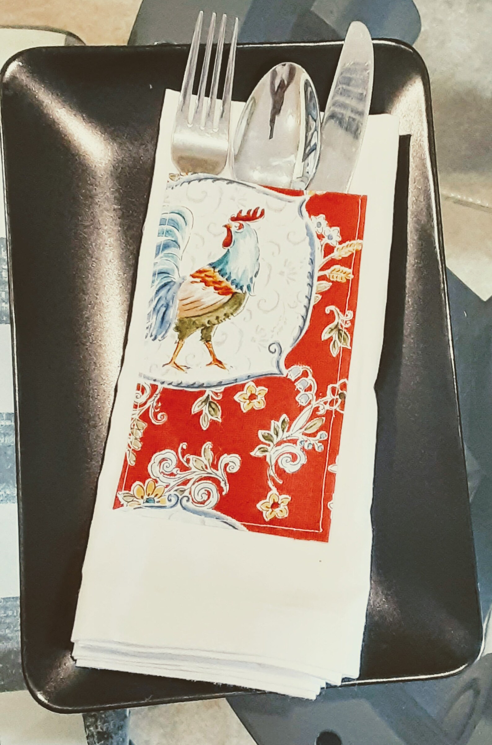 Handmade Table Napkins & Cutlery Holder Set of 4 Etsy