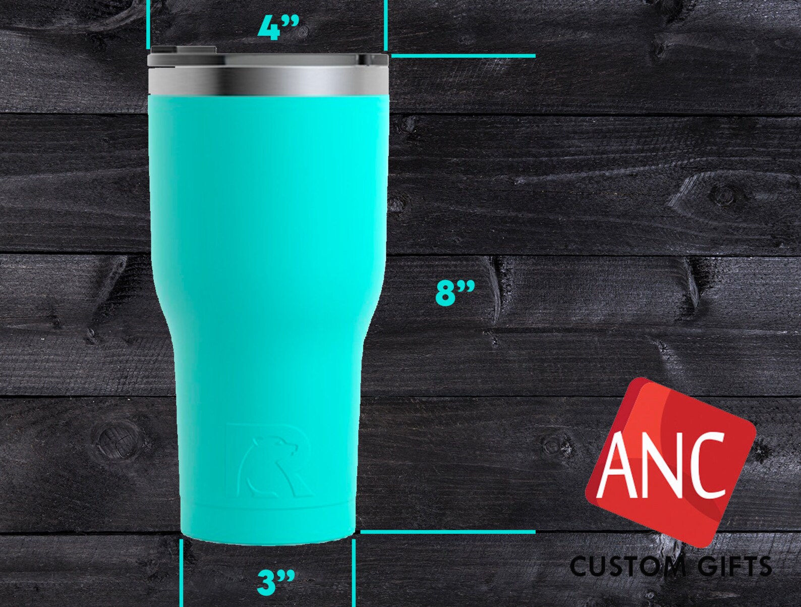 Custom 30oz RTIC Cup Personalized Gift Idea Laser Engraved Etsy