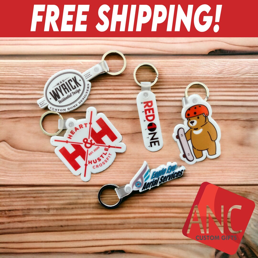 Custom Logo Keychains Acrylic Keychain Personalized Keychain Logo