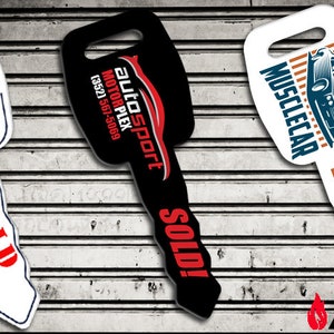 Car Sale Photo Prop - 2 foot Personalized Key - Dad&#39;s Gift - Fathers Day Gift-  Man Cave - Used Car - New Car Sales