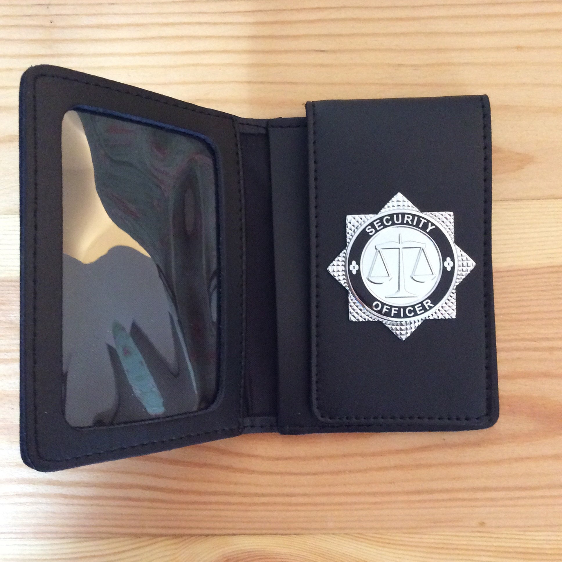 Security Officer ID card wallet Etsy
