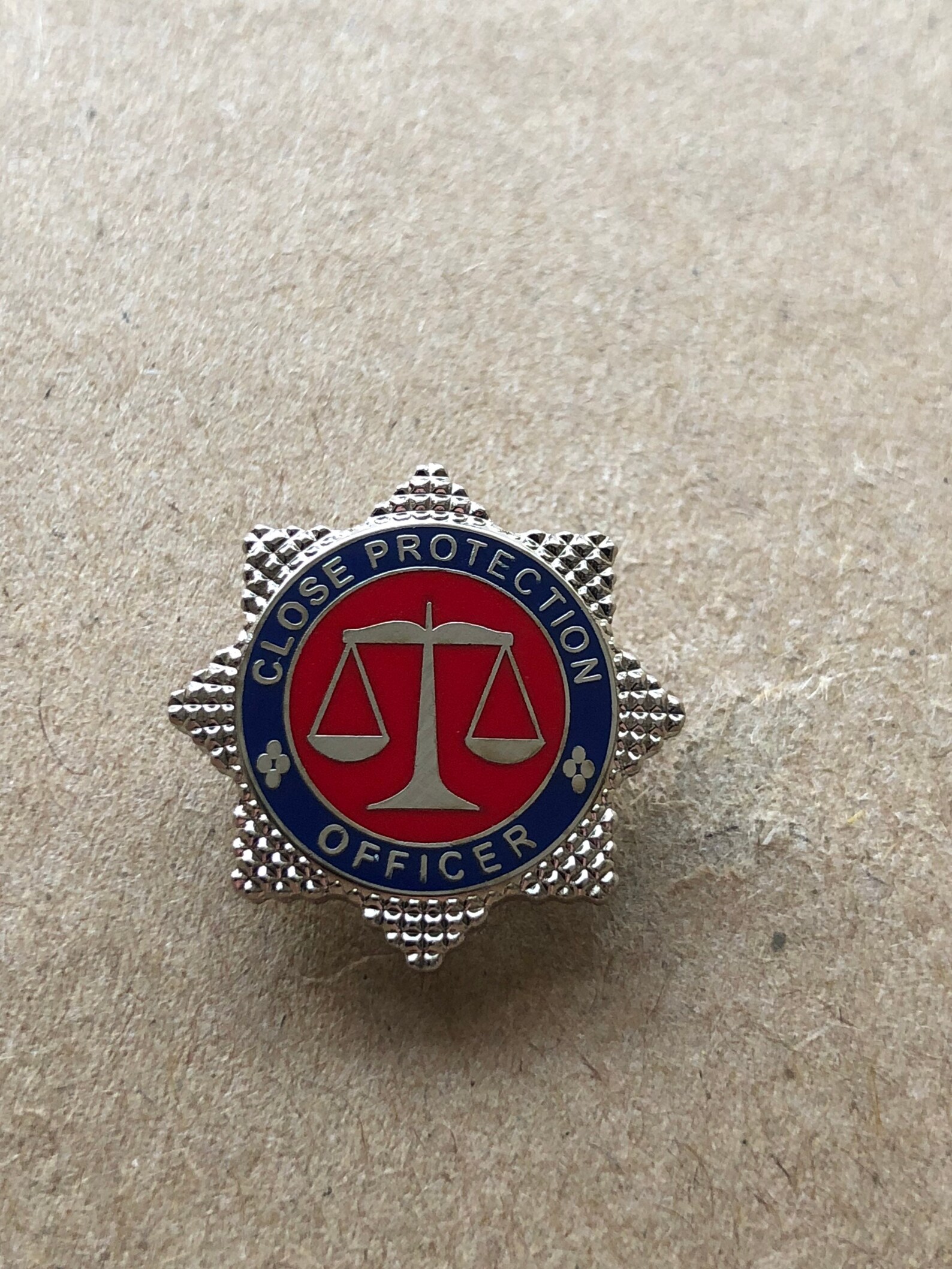 Close Protection Officer pin / lapel badge Etsy