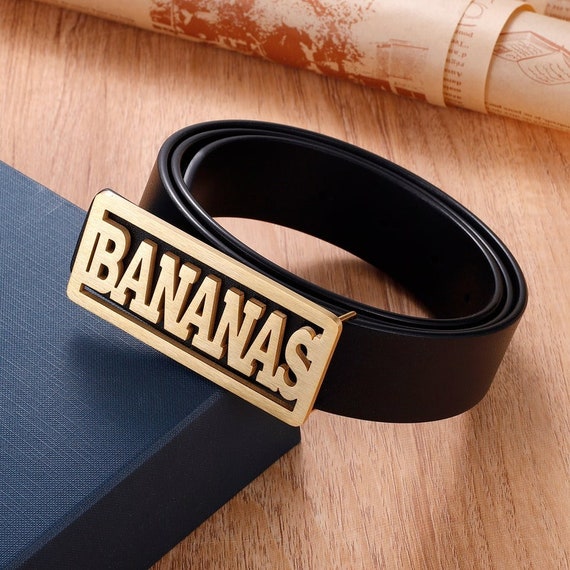 Bananas Belt Bucklecustom Name Belt Bucklewomens Belt Buckle Etsy