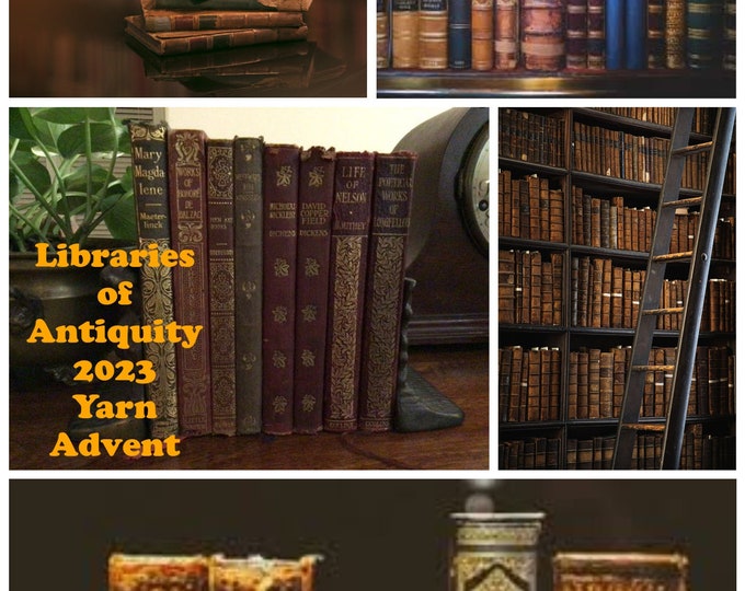 2023 Yarn Advent PREORDER, 'libraries of Antiquity' Etsy