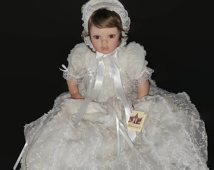 1999 Virginia Ehrlich VE Turner Dolls Biltmore Estate Very Limited Edition Christening Gown Baby Doll