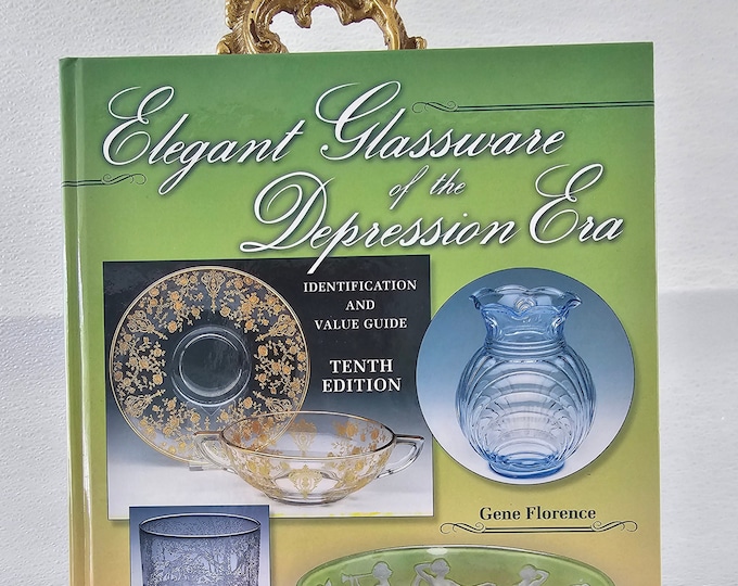 2003 Elegant Glassware of the Depression Era 10th Edition by Gene Florence Hard Cover BB1