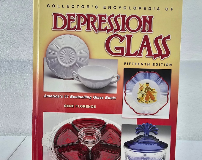 2002 Collector's Encyclopedia of Depression Glass 15th Edition by Gene Florence Hard Cover BB1