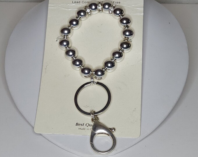 Vintage Hope Collection Silver Tone Keyholder Bracelet A-2-49