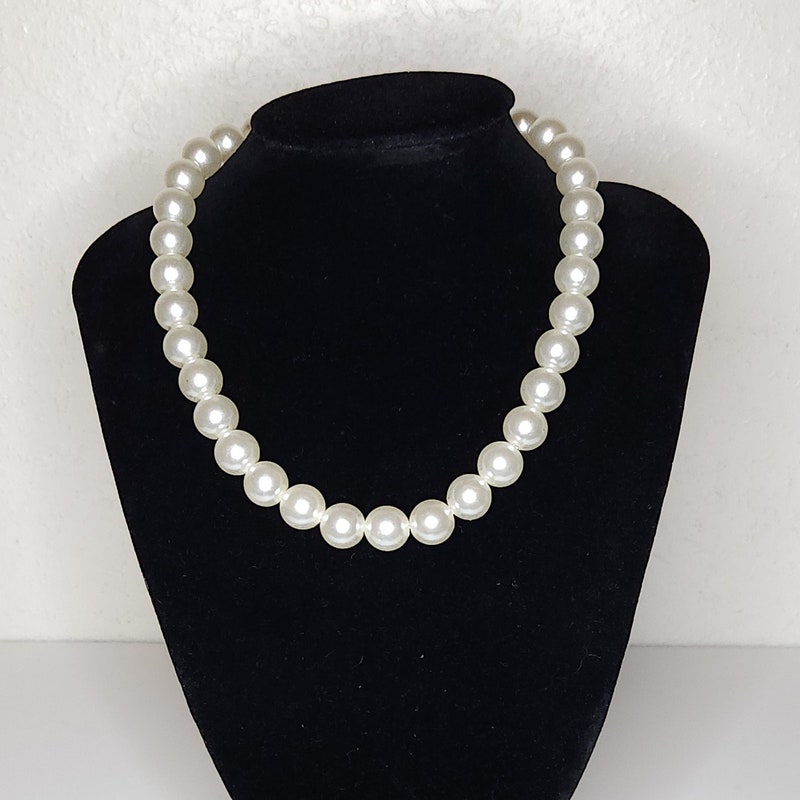 MUKTANK×SUN HUNTER Full Faux Pearl Necklace with Suspender Panda
