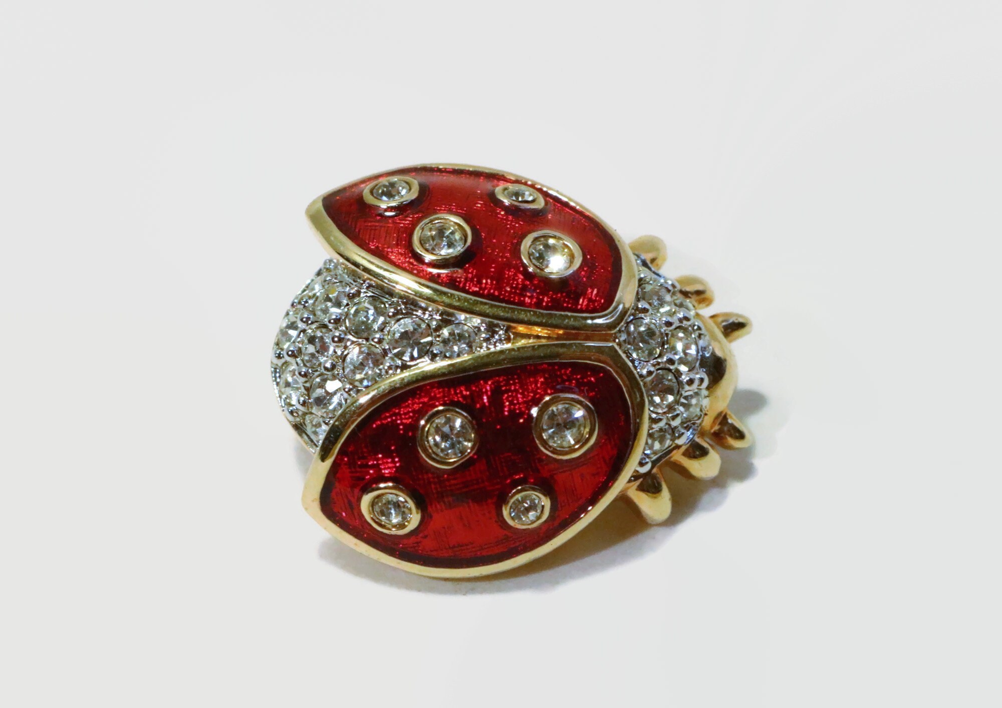 Swarovski ladybug pin hot sale