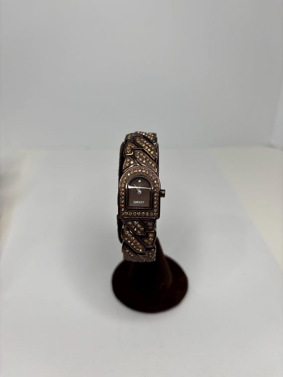 Beautiful DKNY- Donna Karan- Copper Bronze With Rhinestones  display picture 1