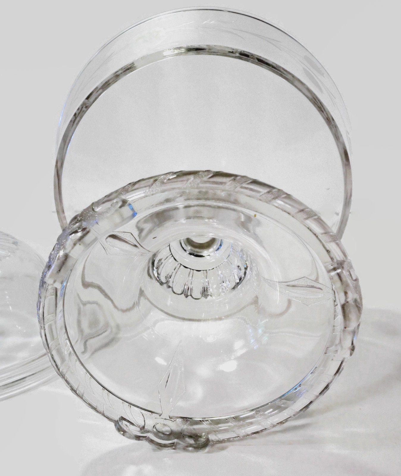 Extremely Rare 188090 Crystal Glass Co Old Abe aka. Frosted Eagle/War