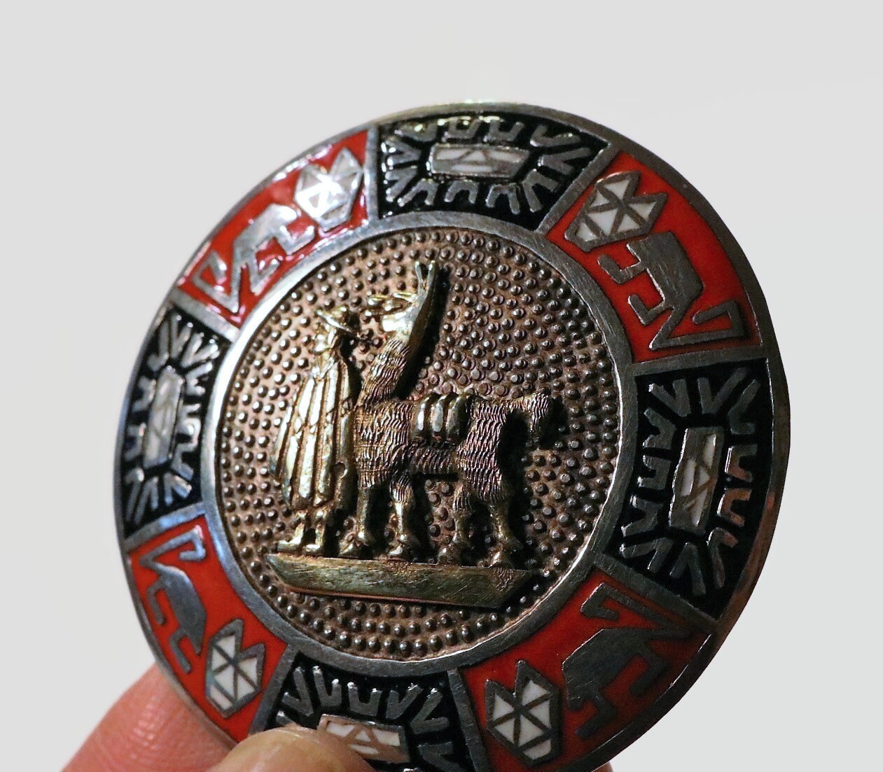 Vintage FOLK ART ペルー 銀細工　 Silver925　リャマ Amazon.co.jp: Vintage FOLK ART ペルー 銀細工 Silver925
