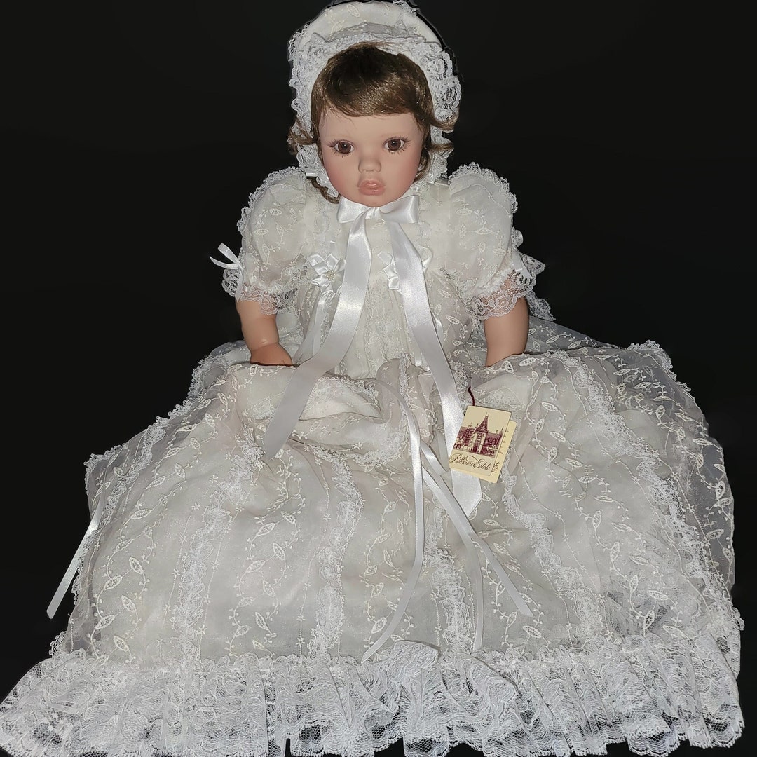 展示品】モノグラム♡ドレスうさちゃん Little Doll 1999 Virginia Ehrlich VE Turner Dolls Biltmore Estate Very Limited